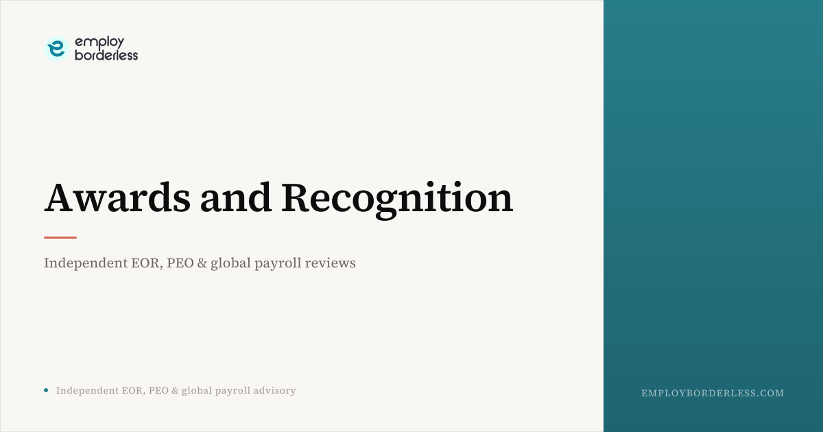 Awards and recognition | Employ Borderless