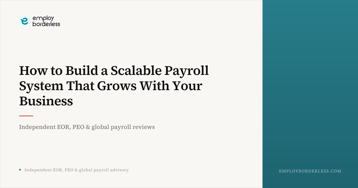 Employ System How to Build a Scalable Payroll System That Grows With Your Business