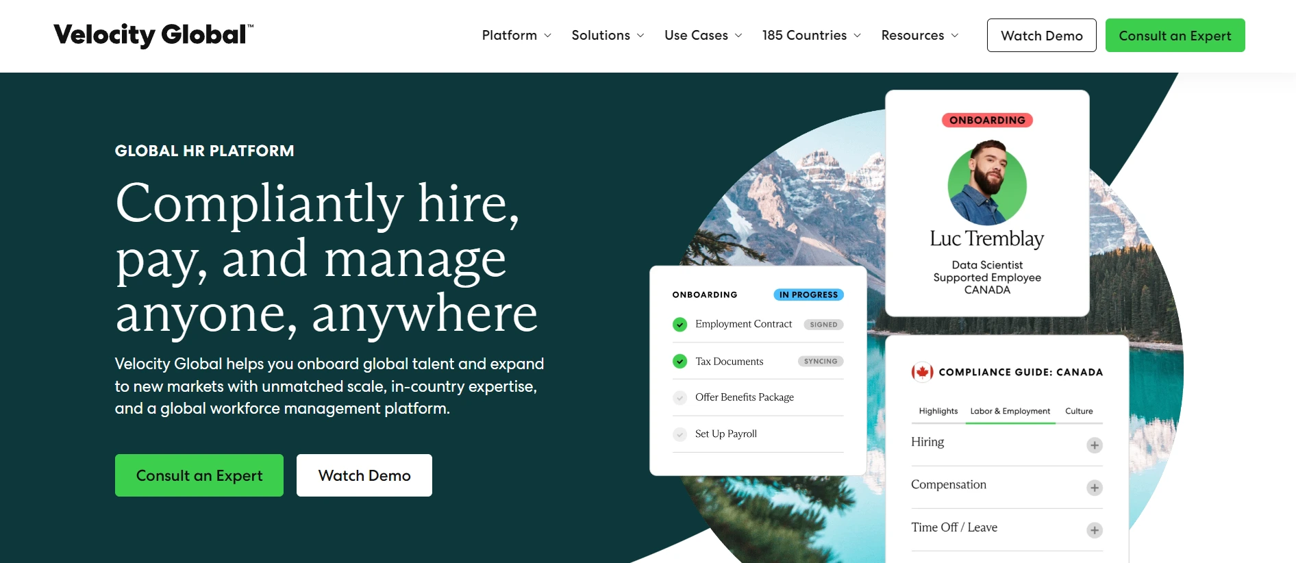 Velocity Global website screenshot