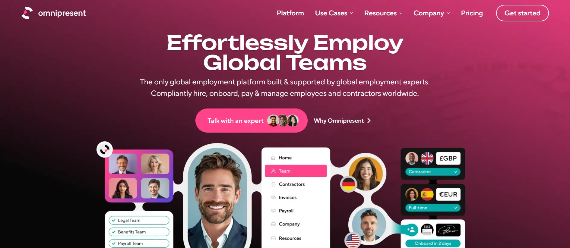 Omnipresent website's screenshot